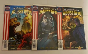 Fantastic Four House of M Marvel Mini Series Comic Book Set 1-3 Complete VG - Picture 1 of 4