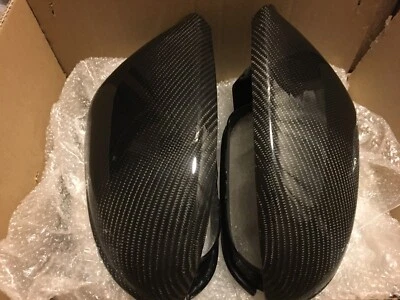 Audi A6 C7 2012+ S6 RS6 из углеродного волокна крыло зеркало чехлы OEM-Fit нет полосы движения - Изображение 1 из 3