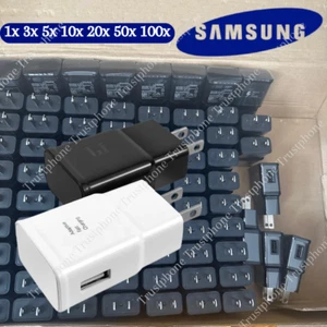 For Android Samsung USB Wall Charger Fast Adapter Block Charging Cube Brick Lot - Picture 1 of 28