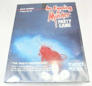 Factory Sealed 1985 An Evening of Murder Party Game Forever Friends Max Haines - Bild 1 von 8