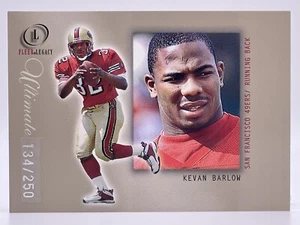 2001 Fleer Legacy Ultimate #108 Kevan Barlow RC 134/250 San Francisco 49ers - Bild 1 von 2