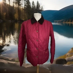Barbour Summer Liddesdale Classic Quilt Navy Jacket 12 P2p 19.5 Warm Country - Bild 1 von 12