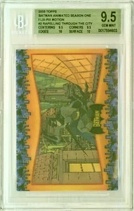 2005 Topps Batman Animated Flix-Pix Lenticular #2 BGS 9.5 Gem Mint w/2 10s Pop 1 - Picture 1 of 3