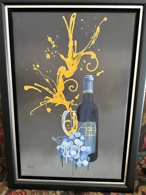 Kre8 "Trust the Process" NUEVO Giclee sobre lienzo, adornado a mano, firmado, certificado de autenticidad Foto 1 de 2