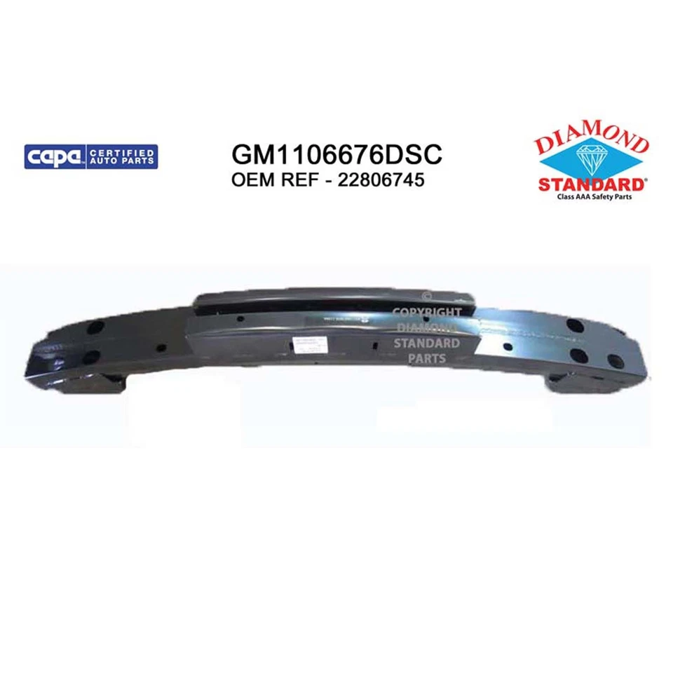 Barra de impacto de parachoques trasero de repuesto GM1106676 para GMC Acadia DS-CAPA 2007-2012 Foto 1 de 1