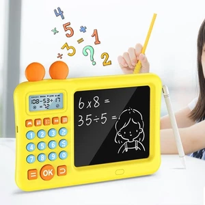 Portable Maths Teaching Calculator Handwriting Math Trainer with Writing Board - Afbeelding 1 van 19