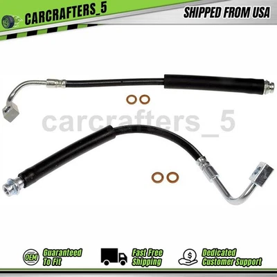 2 mangueras hidráulicas de freno delantero para Chrysler Town & Country 2015 2016 3,6 L Foto 1 de 4