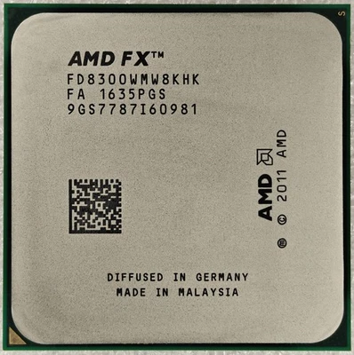AMD FX-8300 3.3 GHz Eight-Core 8M FD8300WMW8KHK Processor Socket AM3+ CPU 95W - Image 1 of 4