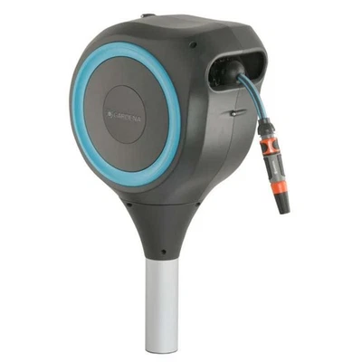 Dévidoir mural Automatic sur pic 15 Roll-Up GARDENA - 18604-20 - Photo 1/4