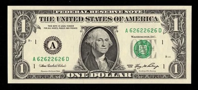 #3 2006 $1 FRN  2-DIGIT RADARS-7 OF A KIND GEMS - Image 1 of 4