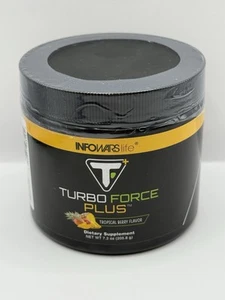 Infowars Life Turbo Force Plus Tropical Berry Flavor Sealed 7.3 OZ Memory Focus - Picture 1 of 5