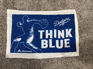 Vintage Dodgers Rally Towel  Postseason sponsored by Albertsons - Picture 1 of 1