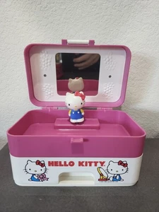 HELLO KITTY Vintage Sanrio 1976-1983 Child Guidance Plastic Musical Jewelry Box - Picture 1 of 7