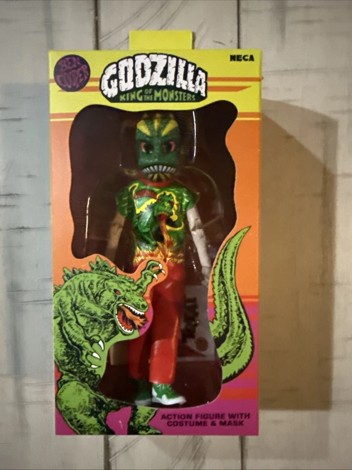 FIGURA NECA BEN COOPER GODZILLA REY DE LOS MONSTRUOS 5.5" con DISFRAZ Y MÁSCARA Foto 1 de 1