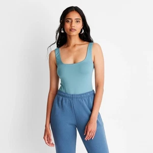 Body sin mangas sin costuras azul verdoso A New Day para mujer talla XL NUEVO - Imagen 1 de 4