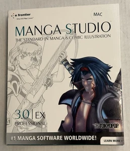 Logiciel d'illustration de bande dessinée Manga Studio EX 3.0 complet Mac anglais - Neuf en boite - Photo 1/7
