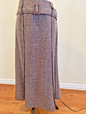 Carol маленький коричневый с подкладкой макси юбка размер 12 - Изображение 1 из 4