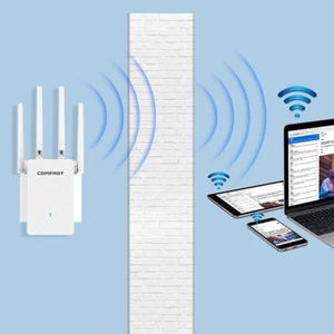 300Mbps WiFi Repeater Amplifier 2.4G Wireless Long Range Router Signal Extender - Zdjęcie 1 z 6