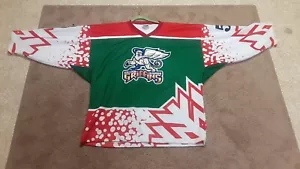Grand Rapids Griffins IHL game worn J.F. Trembley Christmas autographed jersey - Picture 1 of 8