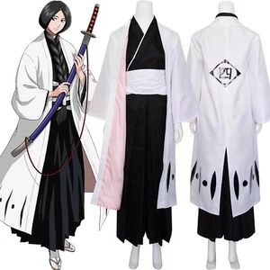 BLEACH 4th Division Captain Retsu Unohana Cosplay Costume Anime Shinigami Kimono - Picture 1 of 7