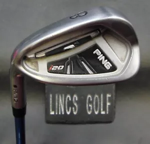 Left-Handed Ping i20 Black Dot 8 Iron Regular Graphite Shaft Golf Pride Grip - Picture 1 of 5