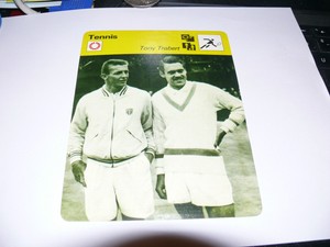 CARD CARD CARD CARD CARD: TENNIS TONY TRABERT 1970s 