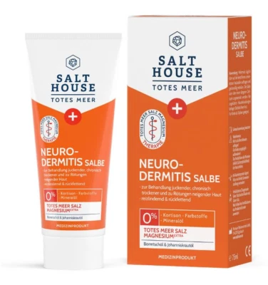 Salthouse Totes Meer Therapie Neurodermitis Salbe, Behandlung Von Juckender, Chr