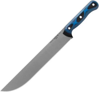 TOPS Dicer 10 Slicer Black & Blue G10 S35VN Fixed Blade Knife w/ Sheath DCR1001 - Image 1 of 2