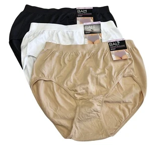 Bali Comfort Revolution Brief Panty 6/7 M MEDIUM NWT 803J 3 Pack Panties - Picture 1 of 3