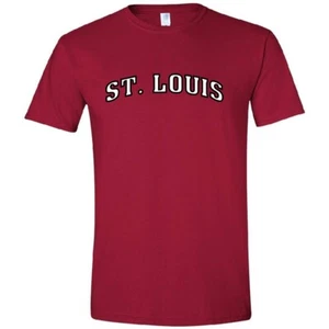 St. Louis, City, State, College, Baseball Tee S-3XL - Imagen 1 de 1