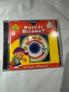 Does It Belong? Preschool Ages 3-5 School Zone Interactive CD-ROM (2004) C3 - Picture 1 of 5