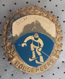 Ski school BURSERBERG Ski instructor teacher Austria vintage pin - Picture 1 of 2