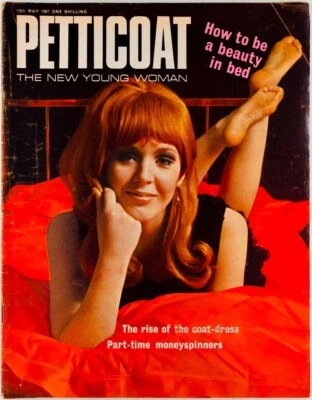 Vanessa Redgrave MARY QUANT Loungewear PETTICOAT magazine May 1967 Outerwear 60s - Image 1 of 4