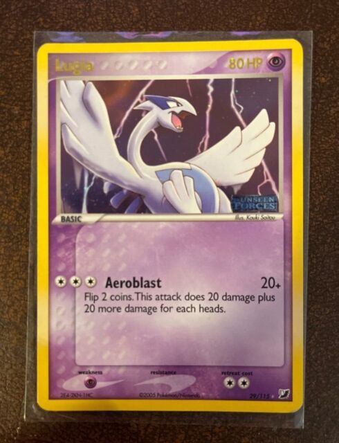 Preços baixos em Cartões de jogo de cartas colecionáveis individuais raros Lugia  Pokémon TCG Call of Legends