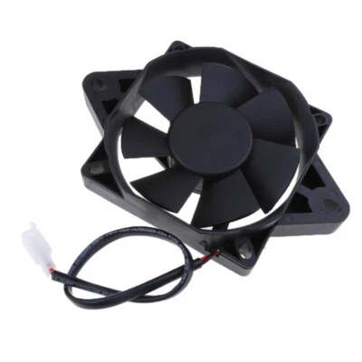 1x Motorcycle ATV Cooling Fan Electric Engine Radiator Cooling Oil Water Cooler - Image 1 of 4