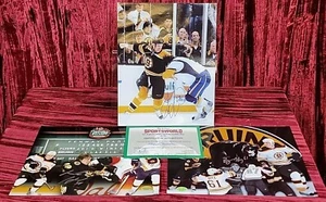 3X LOT autograph auto signed 8x10 photo BRUINS BOSTON SPORTS COA NHL ICE HOCKEY - Picture 1 of 11