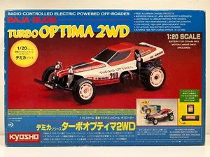 Vintage Kyosho 1/20 Baja-Bugs Turbo Optima 2WD RC EP Buggy #3191 spedizione gratuita - Foto 1 di 12