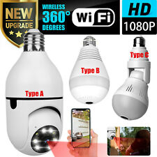 360Â° 1080P Ip E27 Light Bulb Camera Wi-Fi Ir Night Smart Home Wireless Security