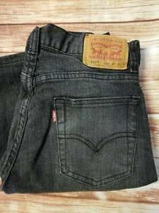 Levis 541 Athletic Fit Boys 14 reg 27 x 27 faded black - Picture 1 of 8