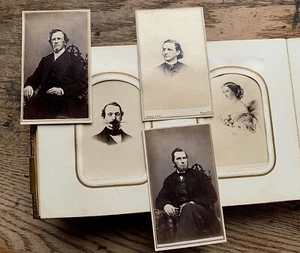 HISTORIC Ausable Forks KEESEVILLE NY Civil WAR CDV & Tin Album 50+ PHOTOS NYC  - Picture 1 of 12