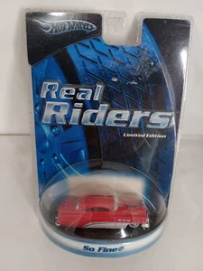 2005 Hot Wheels Real Riders Red 1951 Buick So Fine Limited Edition 1:64 Scale - Picture 1 of 6