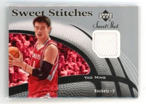 2006-07 Upper Deck NBA Sweet Spot Sweet Stitches Relic Yao Ming #SS-YM - Bild 1 von 2