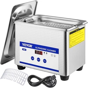Vasca Ultrasuoni Pulitore ad ultrasuoni 0,8L Macchina di Pulizia Timer Digitale - Foto 1 di 12