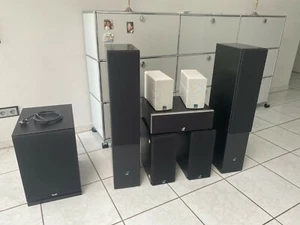 Highend Heimkino Home Cinema 7.1 ELAC ELEGANT 305 307 311 C100 JET + Teufel Sub - Bild 1 von 12