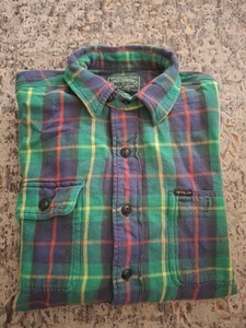 Vintage Polo Country Dry Goods Ralph Lauren kariertes Hemd Flanell M Sport 90er - Bild 1 von 5
