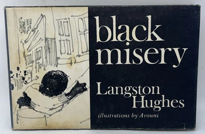 Black Misery Langston Hughes 1971 Hardcover Dust Jacket second printing - Image 1 of 4