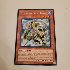 Yugioh Gladiator Beast Retiari TU03-EN006 Rare Turbo Pack - Picture 1 of 14