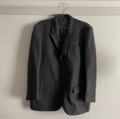 Chaqueta de lana gris Y's para hombre diseño clásico a medida talla M auténtica de Japón RIN Foto 1 de 4