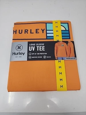 Мужская гибридная эластичная ультрафиолетовая футболка Hurley Sunny Side без бирок M Nectarine - Изображение 1 из 4