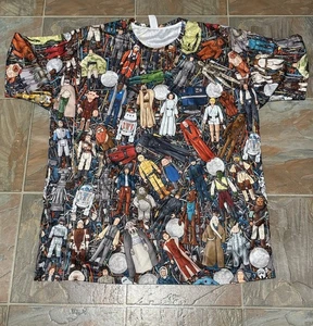 Star Wars Size 3X Garment One Clothing  Performance Style T-Shirt All Over Print - Picture 1 of 5